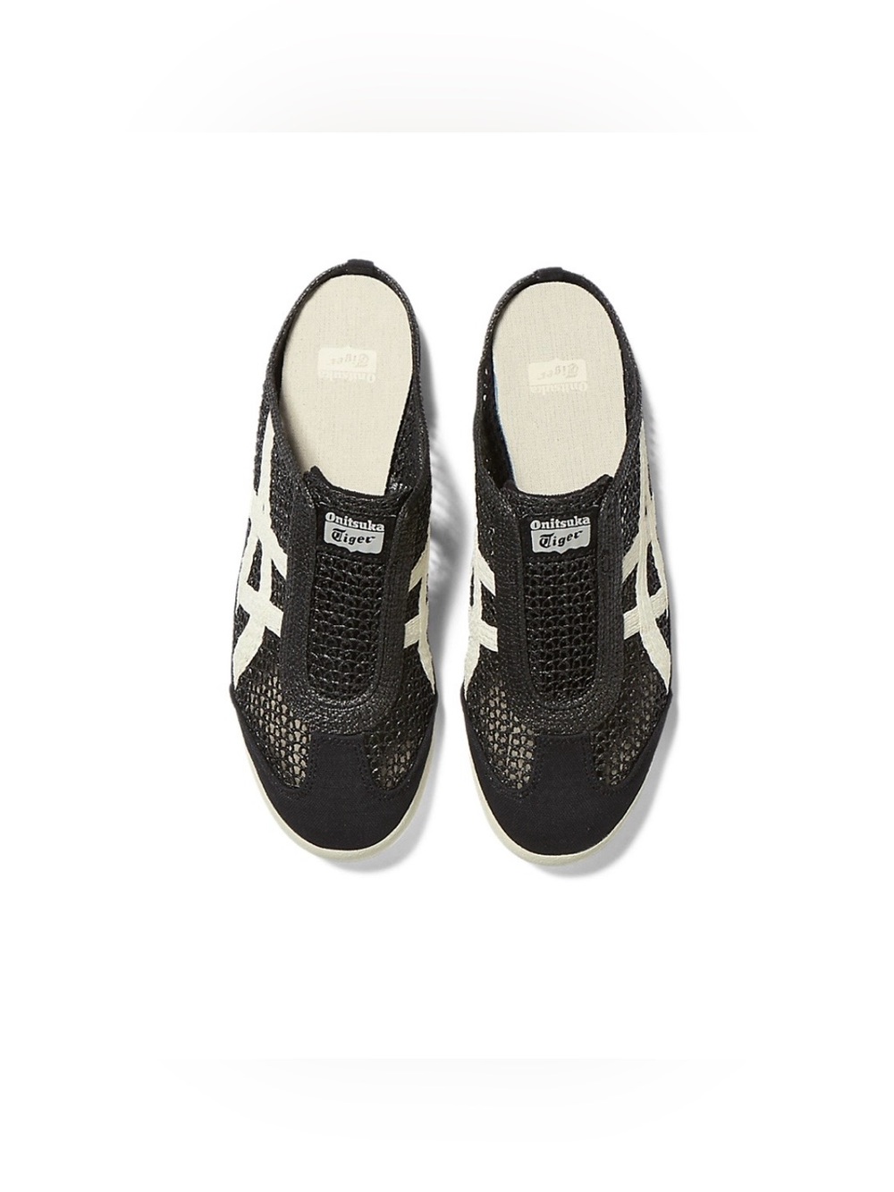 Onitsuka Tiger by Asics Black & White Slip-On Mexico 66 Sabot Sneakers - 11.5 - Picture 4 of 9